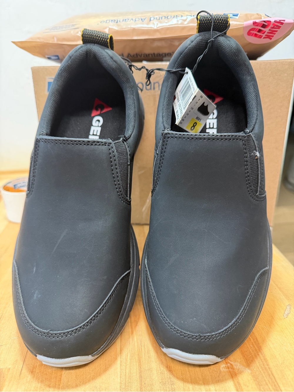 Gerry Weber Men's Slip-On Loafers in Black - Picture 8 of 9